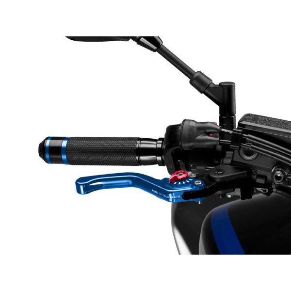 Puig Short V3 Brake (Blue Lever With Blue Selector) Red